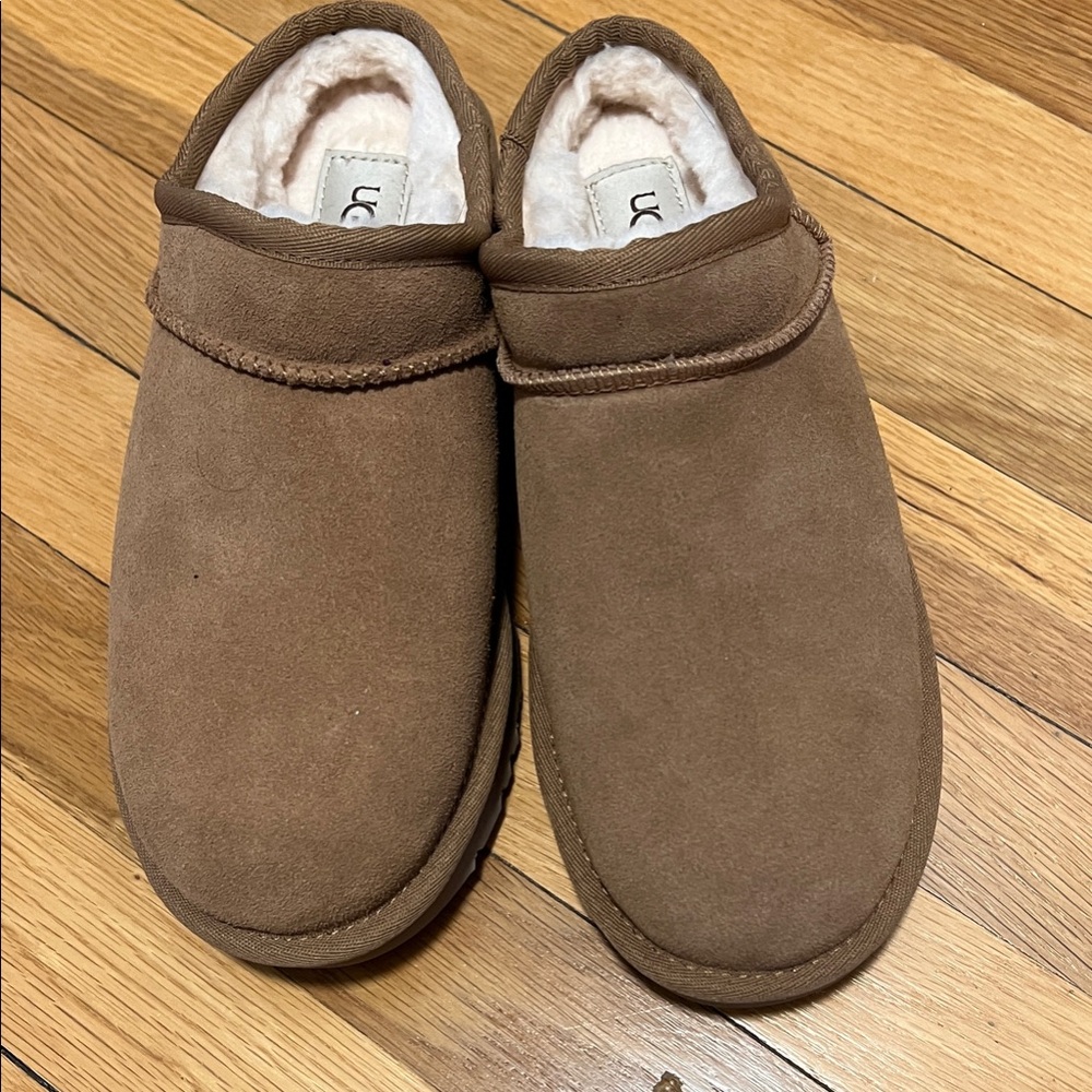 UGG Brown Suede Mules